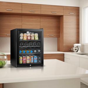 Subcold Super 65 litre beer drinks table top fridge black